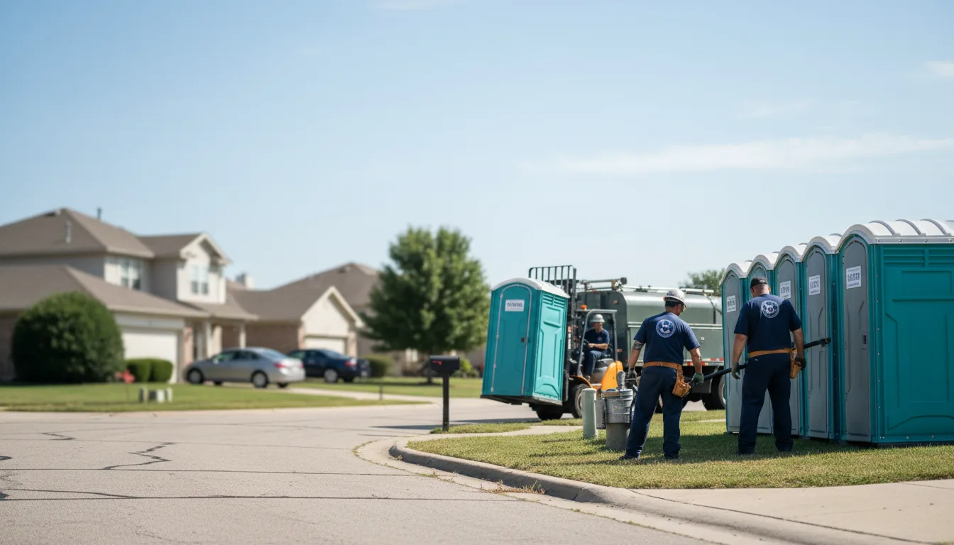 Porta Potty Rental in Noble, IL near me